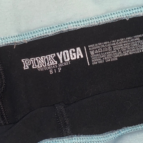 VS PINK YOGA LEGGINGS BLACK SMALL - Picture 12 of 16